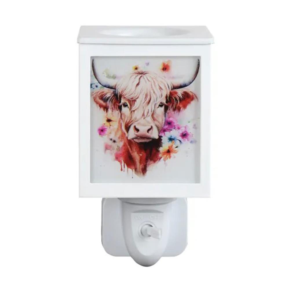 Aroma Highland Cow Square Plug In Wax Melt Warmer Extra Image 2